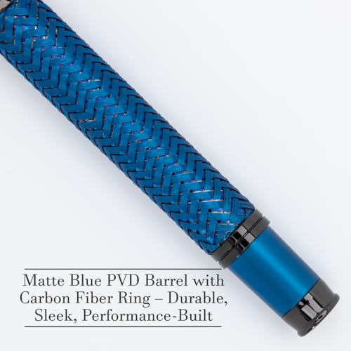 Monteverde Innova Formula M Fountain Pen, Blue - Medium Nib, Luxury Pen with Durable PVD Coating, Refillable, JoWo Stainless Steel Nib, Premium Gift Box - Image 2