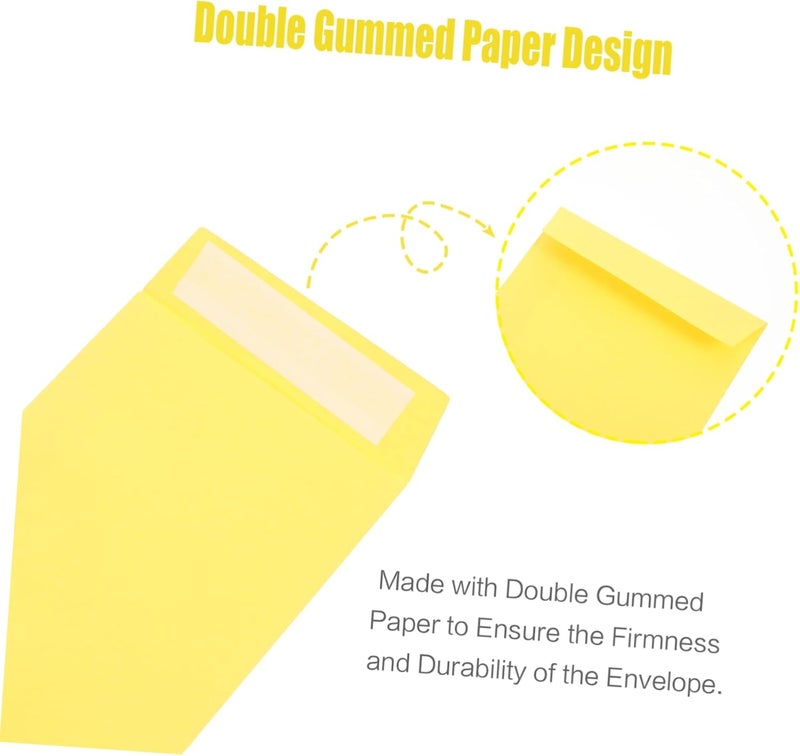 60pcs Letter Envelopes Self Seal Kraft Paper Mail Envelopes for Invitations Greeting Cards - Image 3