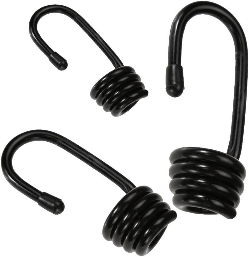 klarako30Pcs Heavy Duty Metal Bungee Shock Cord Hook Spiral For 10mm Elastic Ropes - Image 4