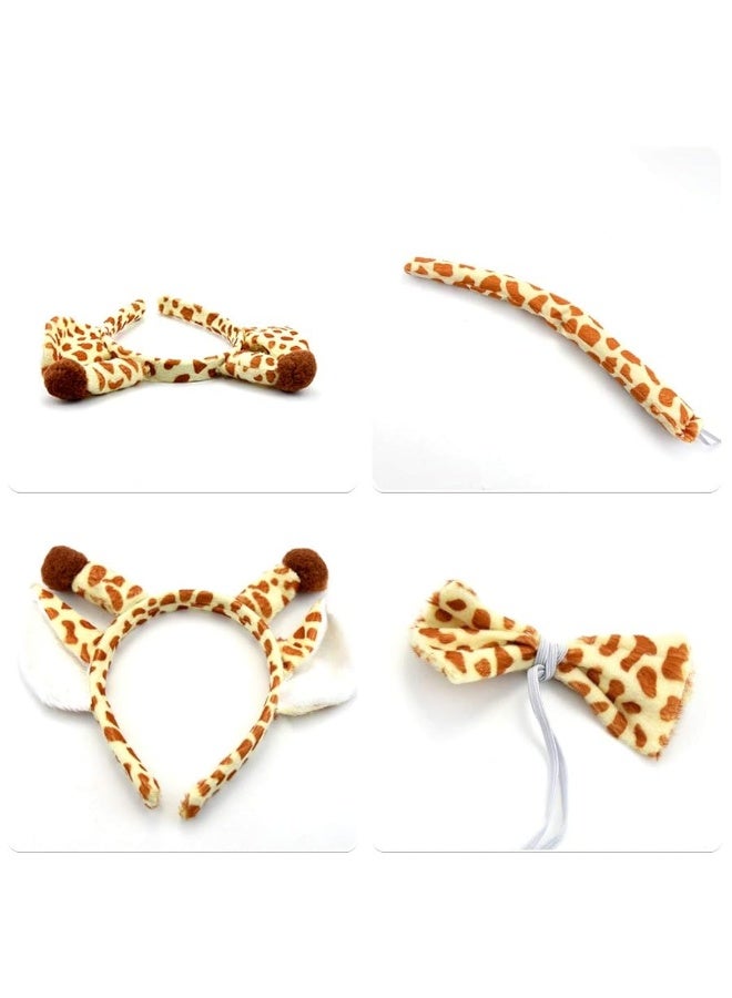 Marrywindix Yellow Giraffe Costume Tutu Set Animal Fancy Dress Costume Kit Halloween Party Dress Up Accessories - Image 1