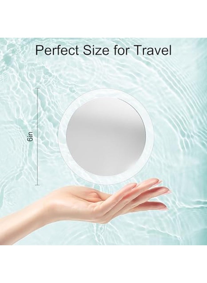 8X Magnifying Makeup Mirror with LED Lighting – 360° Rotation for Precise Viewing and Perfect Clarity  A - Image 1