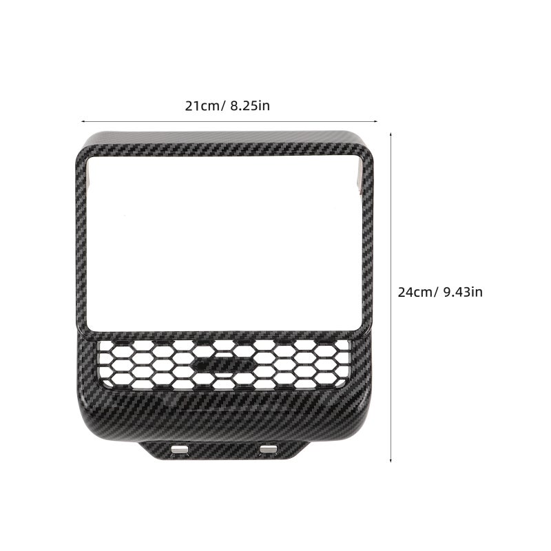 Rear Ac Vent Outlet Cover For Car - Black Center Console Rear Trim Replacement - Automotive Interior Accessories Compatible For Tesla - Image 3