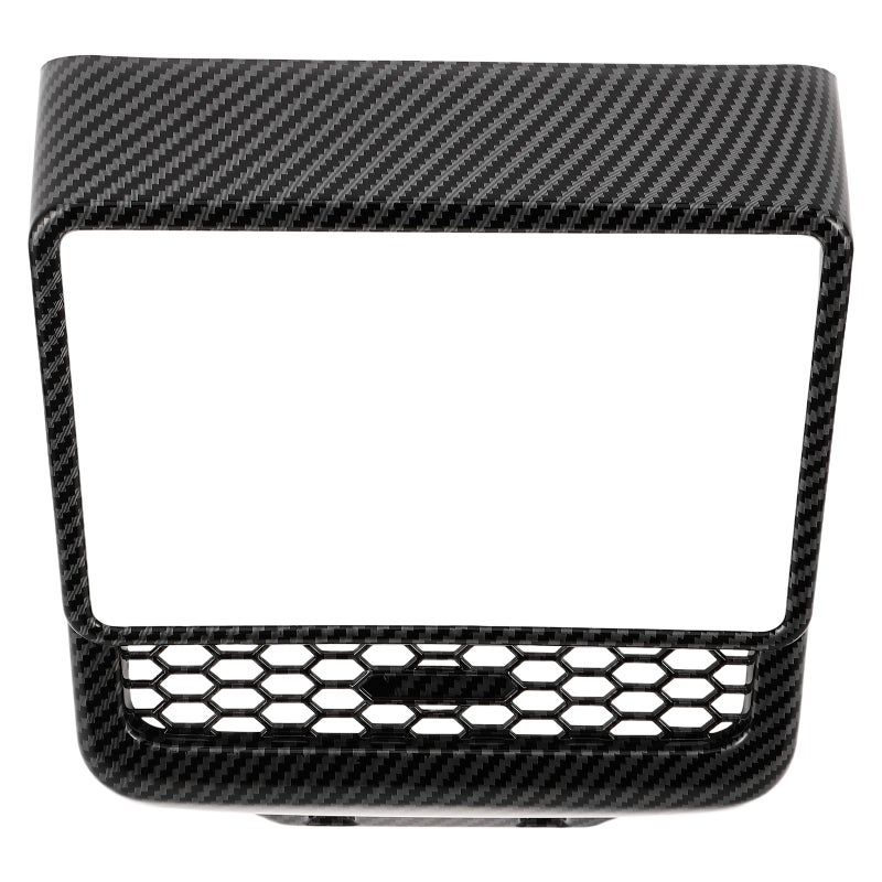 Rear Ac Vent Outlet Cover For Car - Black Center Console Rear Trim Replacement - Automotive Interior Accessories Compatible For Tesla - Image 4