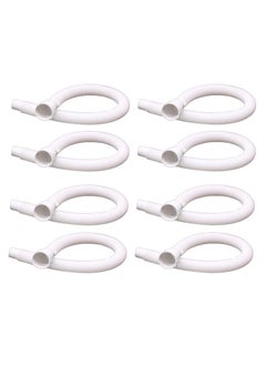 NEW WARE NEW WARE Pack of 8 PVC Flexible Waste Pipes 36 Inch Multicolor Drainage Tubes for Wash Basins Sinks and Drain Outlets  - Image 1
