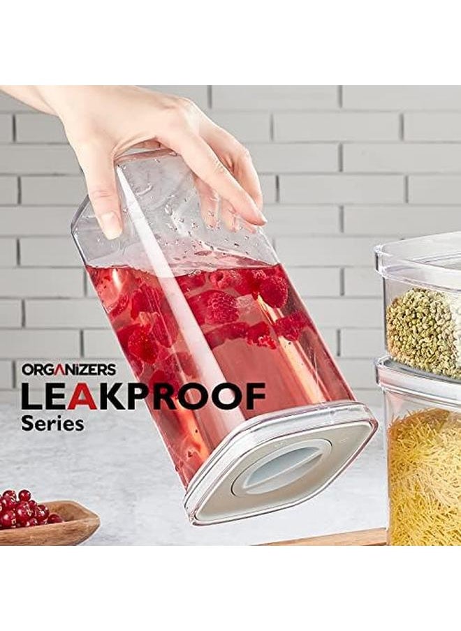 ORGANiZERS Leakproof Storage Container 1100 Ml For Kitchen Organization Airtight Liquid Sealed Always Fresh Plastic Container With Vacuum Lid Bpa Free Storage Container  - Image 3