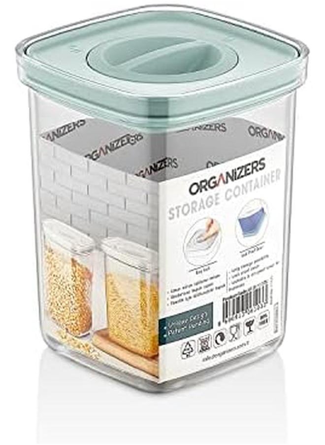 ORGANiZERS Leakproof Storage Container 1100 Ml For Kitchen Organization Airtight Liquid Sealed Always Fresh Plastic Container With Vacuum Lid Bpa Free Storage Container  - Image 2