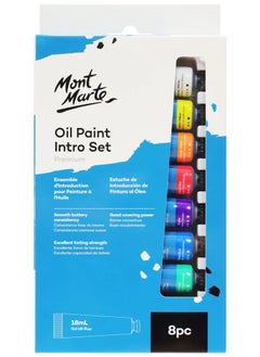 Mont Marte Mont Marte Oil Paint Intro Set 8pc x 18ml  - Image 1