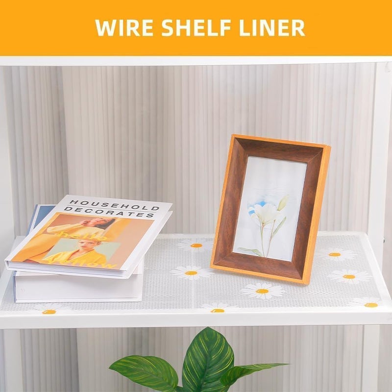 Refrigerator Shelf Liners, Washable Waterproof Oil-Proof Refrigerator Shelf Liners for Refrigerator Glass Freezer Cabinet Drawer (4 Pack) Random Color - Image 3