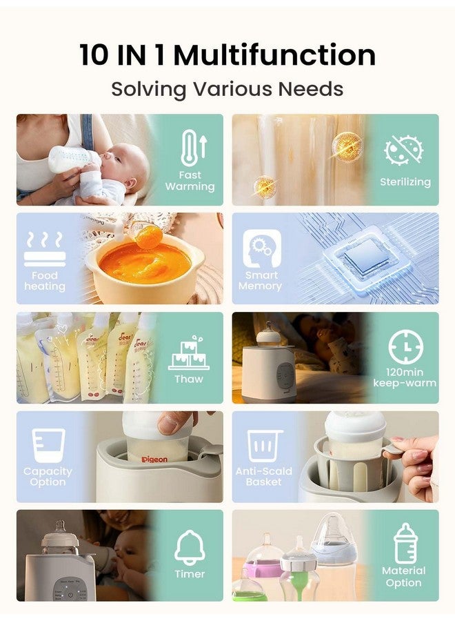 GROWNSY GROWNSY Bottle Warmer, Baby Bottle Warmer Fast for Breastmilk & Formula, Accurate Temperature Control, Milk Warmer for All Bottles with Thaw, Sterilizing, Keep Warm, Heat Food  - Image 3