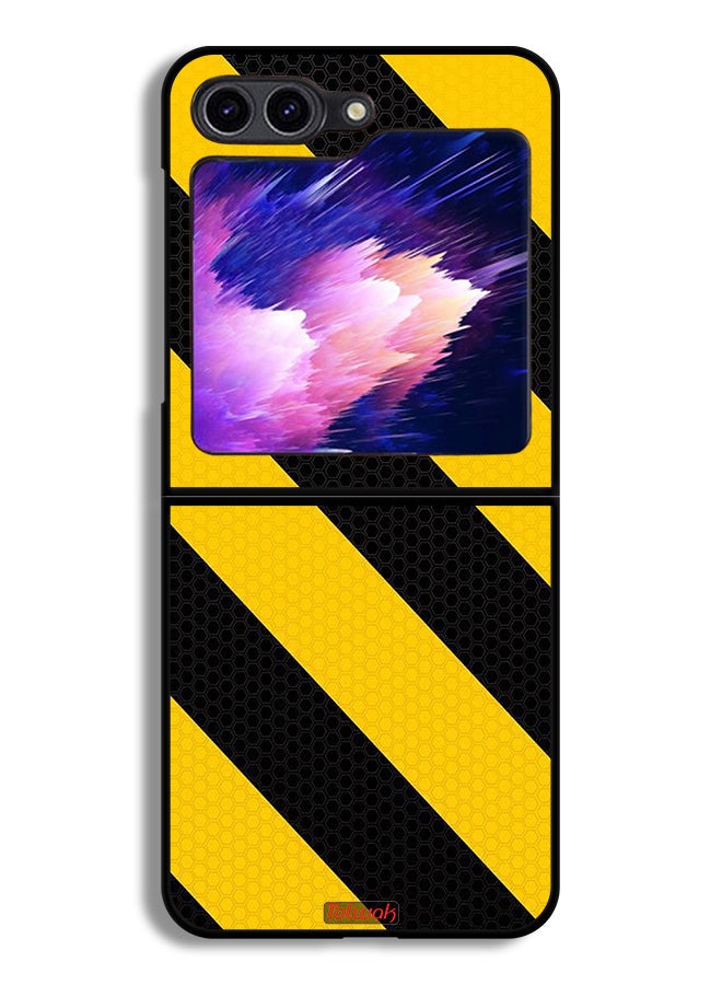 Tolwak Samsung Galaxy Z Flip6 Protective Case Cover Dotted Pattern - Image 1