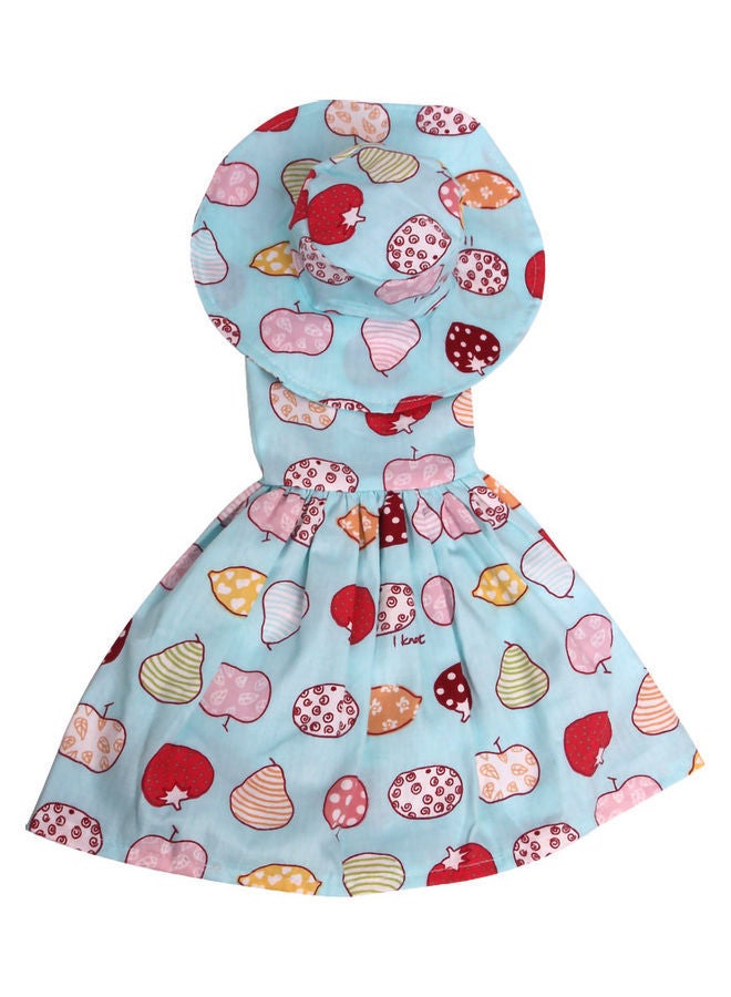 NIBEMINENT Doll Dress With Hat - Image 1