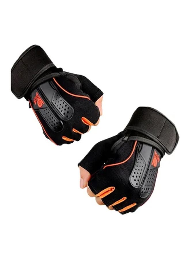 Rock Pow Training Exercise Weight Lifting Half Gloves - Image 2