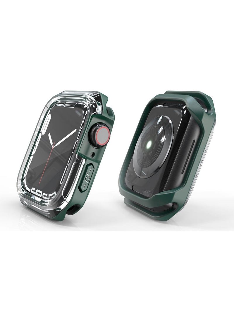 Techmaster Apple Watch 7 8 41MM Compatible Rugged Case Protector 360 Full Protection  - Image 4