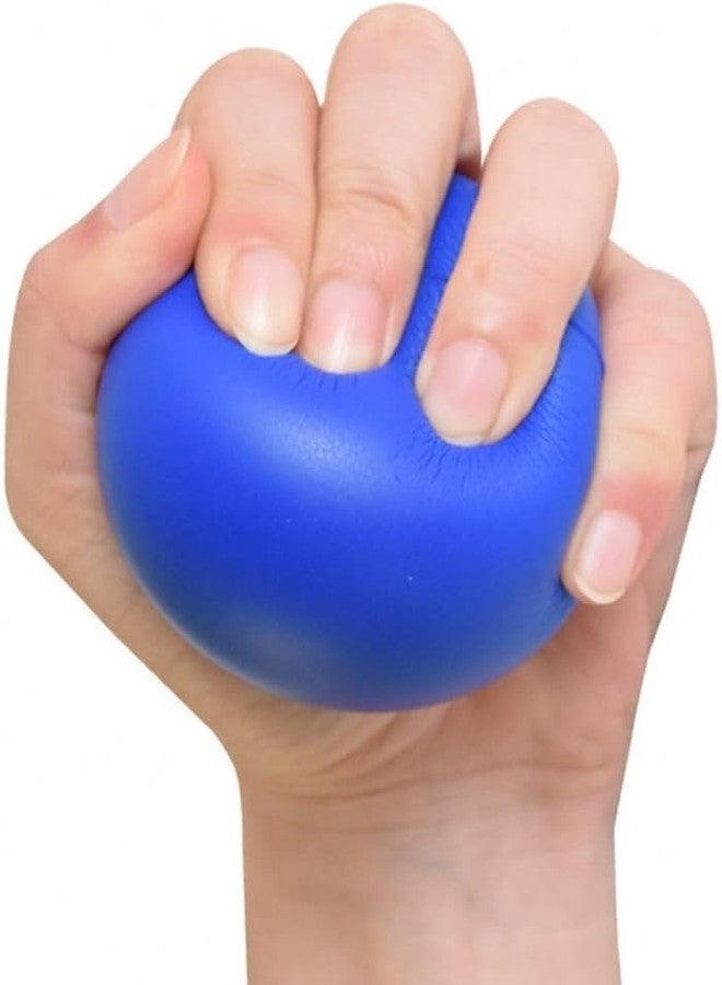 Jizlan Blue Elastic Finger Strengthening Grip Ball, Wrist Exercise Ball Finger Strengthening Grip Ball Squeeze Training Tool, Finger Exerciser Ball - Image 1
