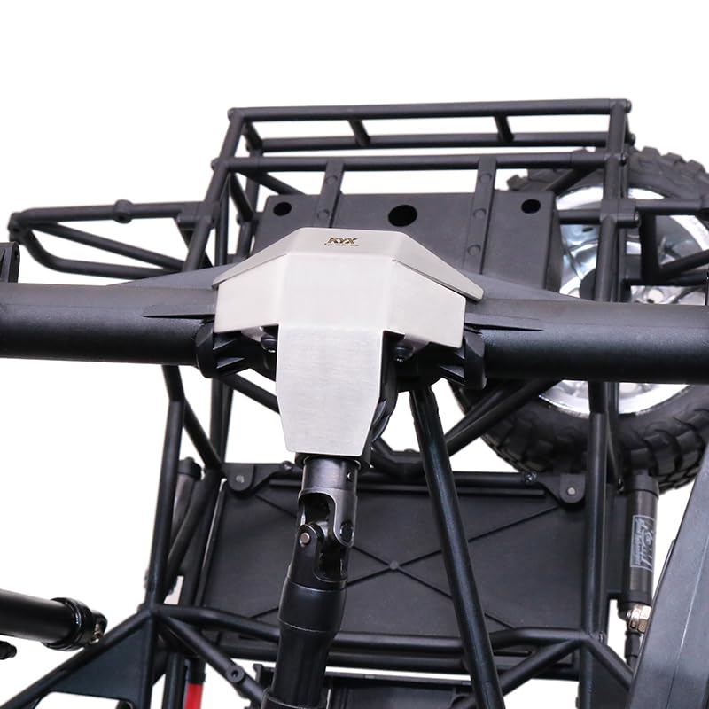 KYX Racing Stainless Steel Rear Axle Guard Upgrades Parts Accessories for 1/10 Losi Baja Rey 2.0 F100 - Image 2