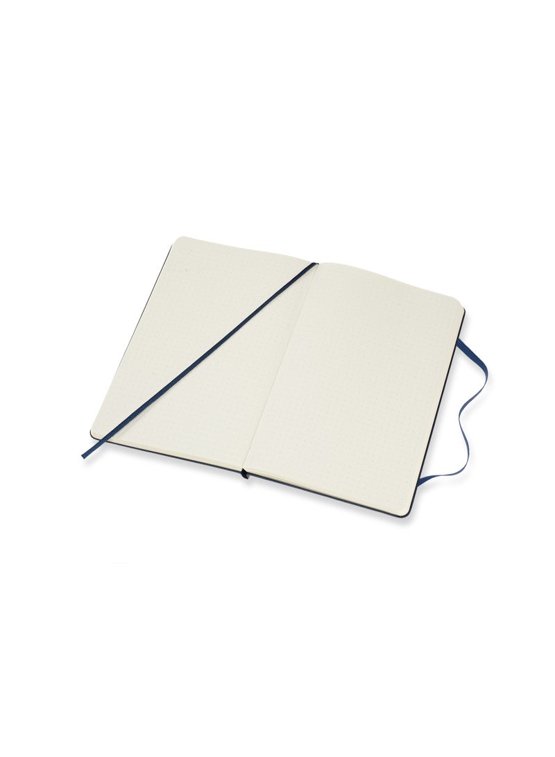 MOLESKINE Large Notebook Dot Grid Pages Sapphire Blue Soft Cover 192 Pages - Image 2