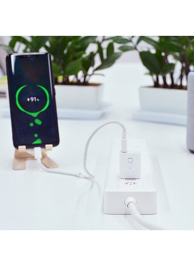Generic - 1PCS Tuya Micro 5V Wireless USB Smart Adaptor Flexible and Portable Make USB Devices Smart via Tuya APP Voice Control Compatible with Alexa Google Home - Image 1