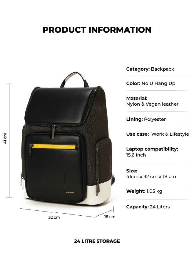 Mokobara MOKOBARA The Hovercraft Backpack Water-Resistant 15.6" Laptop Bag with Luggage Sleeve for Work, Travel, and Daily Use - Suitable for Men and Women Black  - Image 2