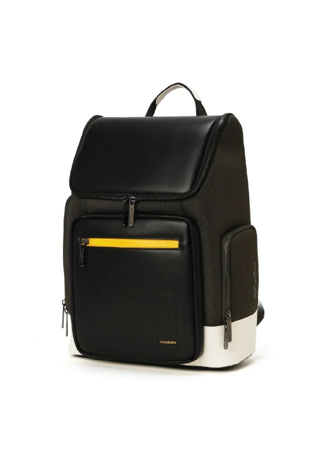 موكوبارا للتجارة ذ.م.م The Hovercraft Backpack Water-Resistant 15.6" Laptop Bag with Luggage Sleeve for Work, Travel, and Daily Use - Suitable for Men and Women Green & Black