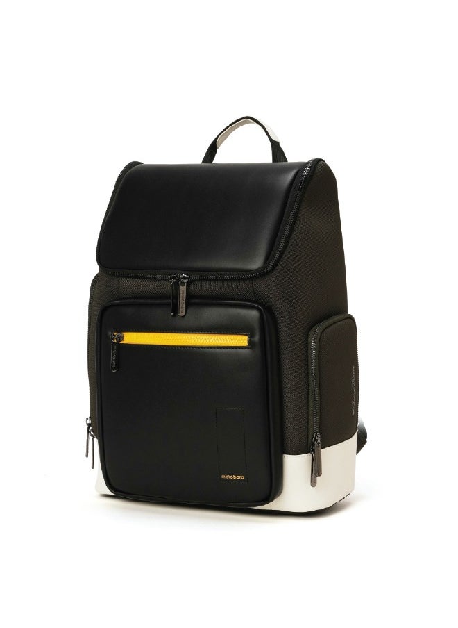 Mokobara MOKOBARA The Hovercraft Backpack Water-Resistant 15.6" Laptop Bag with Luggage Sleeve for Work, Travel, and Daily Use - Suitable for Men and Women Black  - Image 1