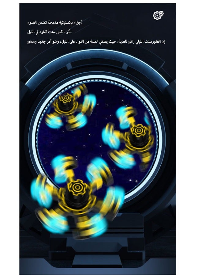 Bukela Transformable Fidget Spinners  for Kids and Adults Stress Relief Sensory Toys for Boys and Girls Fingertip Gyros for ADHD Autism for Kids Gifts - Image 4