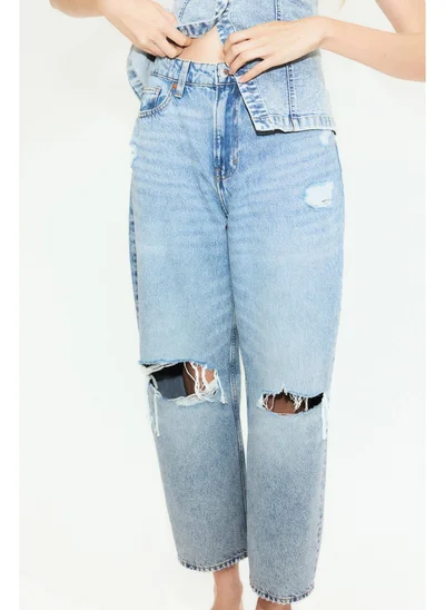 H&M Barrel High Jeans