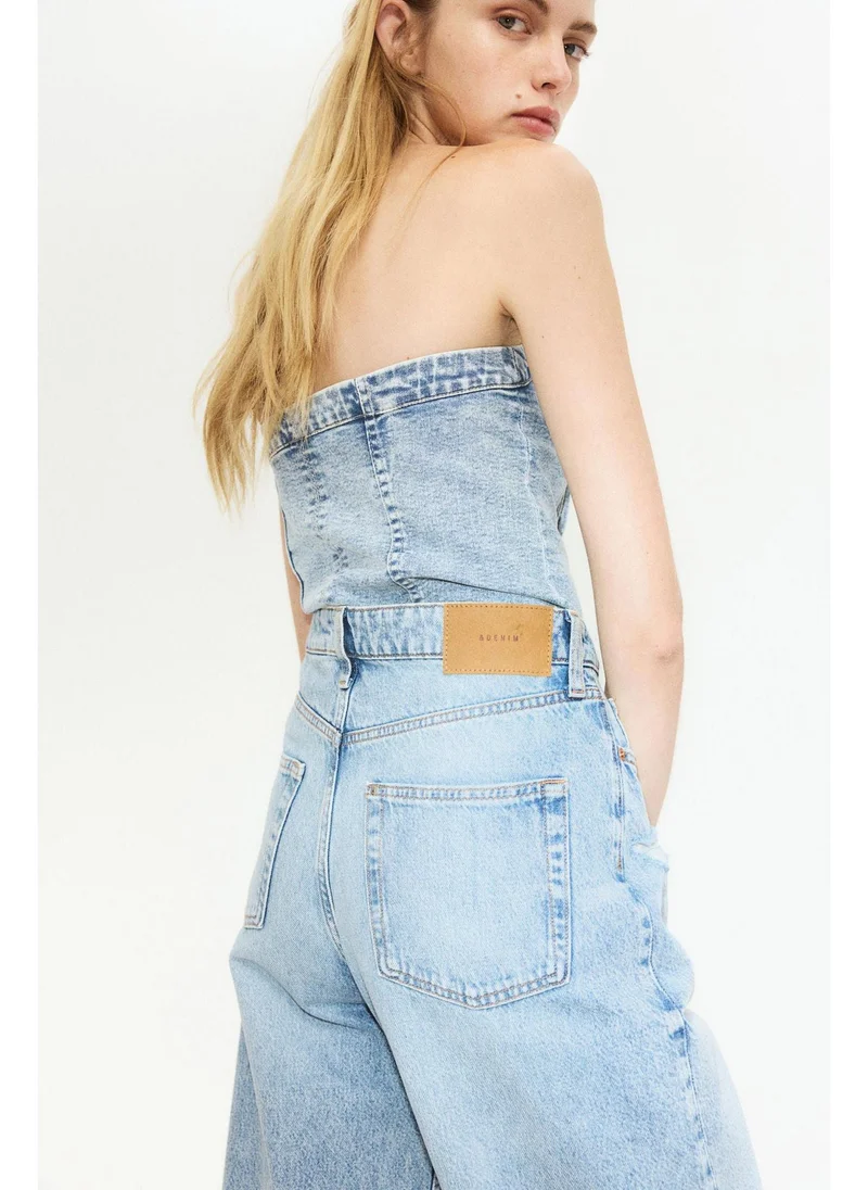 H&M Barrel High Jeans