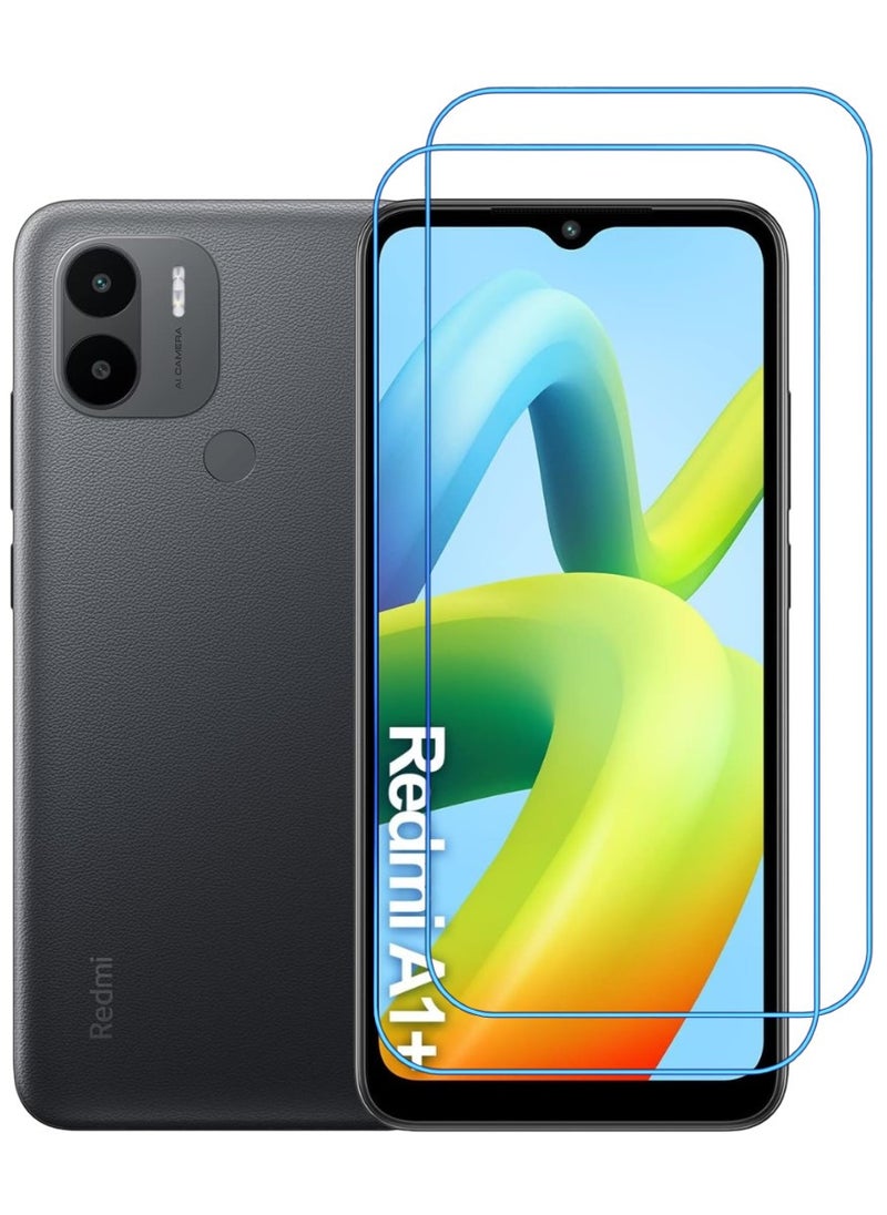 ACLIX 2 Pieces Antistatic ESD Dustproof Premium Quality High Definition Clear Tempered Glass Screen Protector Designed For Xiaomi Redmi A1+ - Image 1