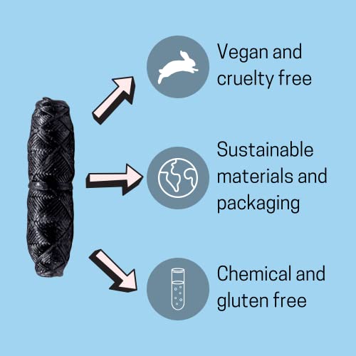 Kiba Bamboo Charcoal Floss 3 Piece Refill Set (3 x 30M Dental Floss Refills) - Eco Friendly Floss w/Candelilla Wax - Mint - Vegan - Image 3