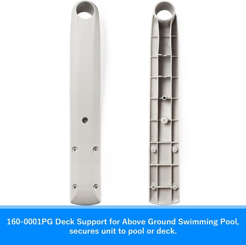 RO6G Deck Support 160-0001PG for Above Ground Swimming BiltMor ladders or Pool Steps (Pearl Gray) (2-Pack) (2) - Image 4