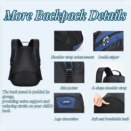 VIDOSCLA Teens Elementary School Backpack Casual Day pack Students Book Bags Outdoor Travel Knapsack Bags for Boys Girls - Image 5