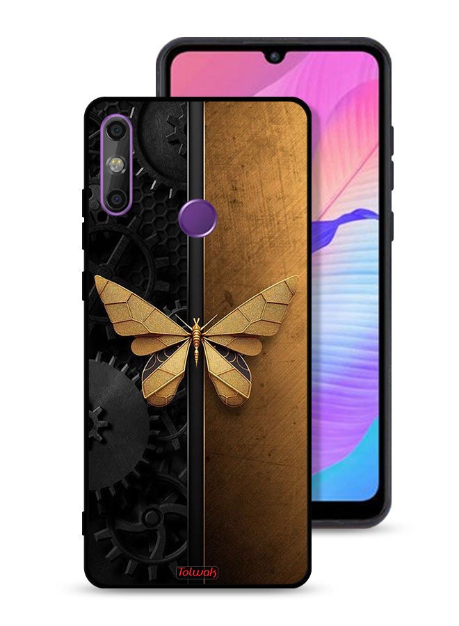 Tolwak Huawei Enjoy 20e Protective Case Cover Steel Butterfly - Image 1