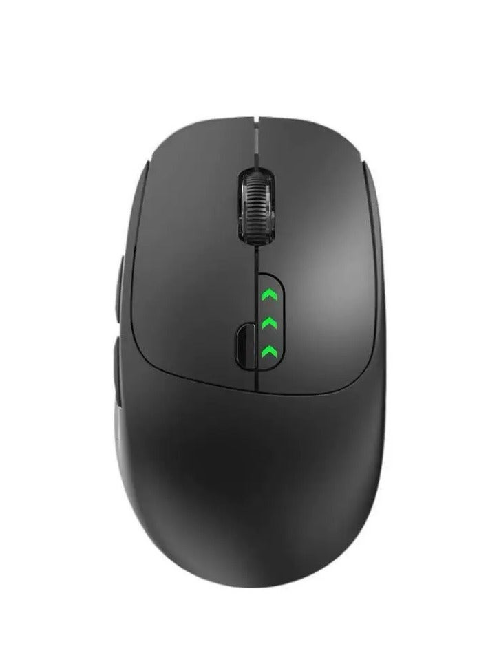 AiQi Wireless Mouse, Dual Mode (Bluetooth & 2.4G, Plug and Play), Silent Click, Type - C Charging, Power Display, Three Stage DPI, Ergonomic Design for Office - Image 1
