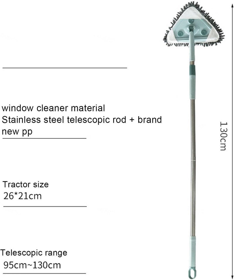 Calyrex Wall mopWall mop Cleaner with Long HandleTriangular mopTriangle mop360 rotatable Adjustable Cleaning mopocedar mop HandleMagic Eraser mopSponge mops for Floor Cleaning - Image 3