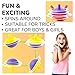 Entervending Spinning Tops for Kids Tippy Tops Flip Upside Down Spinning Toys 25pcs Easter Egg Fillers Spinning Top Party Favors Plastic Spinning Tops Bulk Gifts for Kids - Image 2