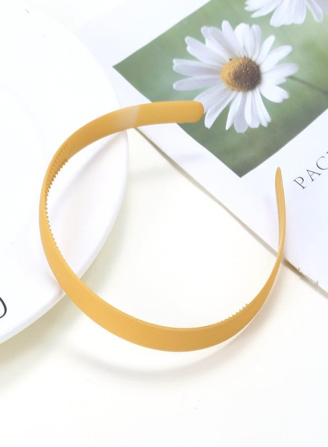 التعارف مجموعة آنا كرييشنز المكونة من 12 قطعة من عصابات الرأس البلاستيكية ذات الأسنان، متينة وخفيفة الوزن، مناسبة للرياضة، للنساء والفتيات والمراهقات والأطفال، إكسسوارات شعر مانعة للانزلاق (لمسة نهائية غير لامعة - 2 سم). - Image 2