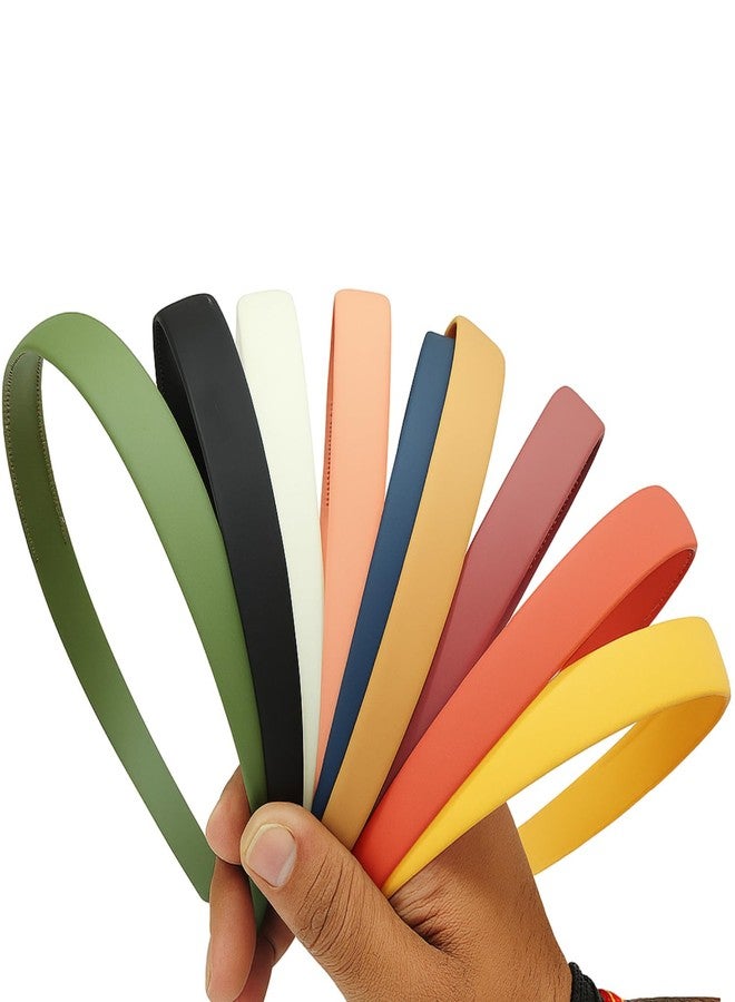 التعارف مجموعة آنا كرييشنز المكونة من 12 قطعة من عصابات الرأس البلاستيكية ذات الأسنان، متينة وخفيفة الوزن، مناسبة للرياضة، للنساء والفتيات والمراهقات والأطفال، إكسسوارات شعر مانعة للانزلاق (لمسة نهائية غير لامعة - 2 سم). - Image 1