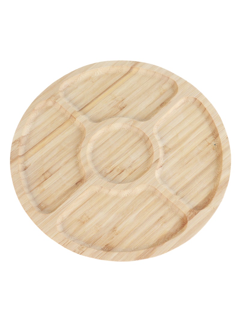 general Wooden circular serving plate -20 cm - Image 1