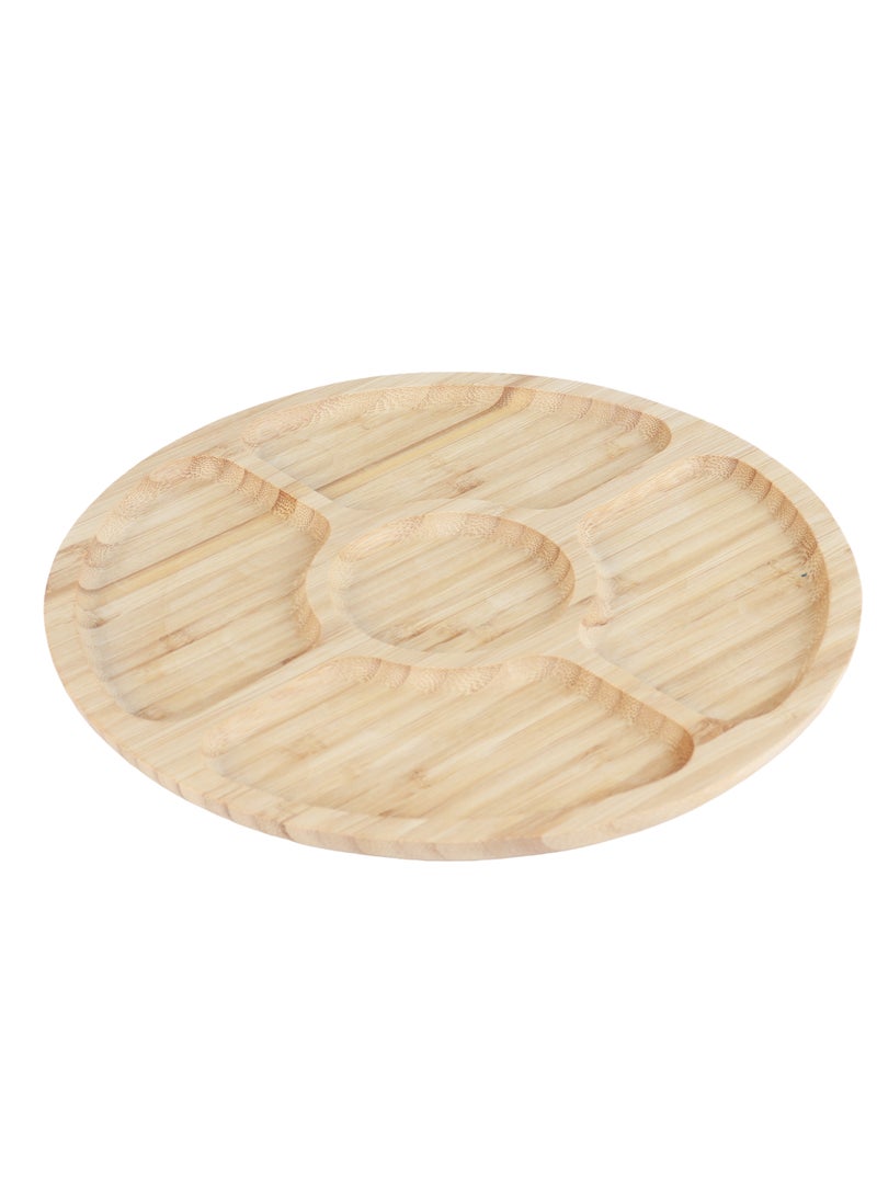 general Wooden circular serving plate -20 cm - Image 2