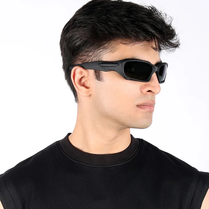 Woggles Black Polarized Sports Sunglasses