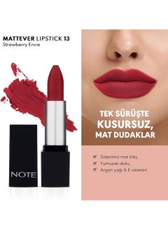 NOTE COSMETIQUE Mattever Lipstick 13 Strawberry Envie  - Image 3