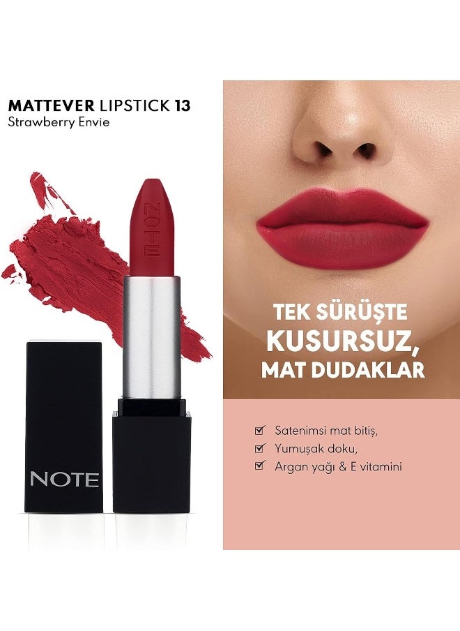 NOTE COSMETIQUE Mattever Lipstick 13 Strawberry Envie  - Image 3