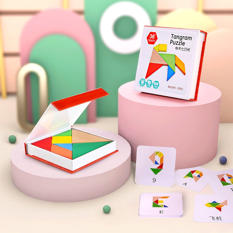 Children'S Jigsaw Puzzle Puzzle Toy Wooden Building Blocks Jigsaw Puzzle Assembled For Primary School Students Teaching Jigsaw Puzzle - Image 1