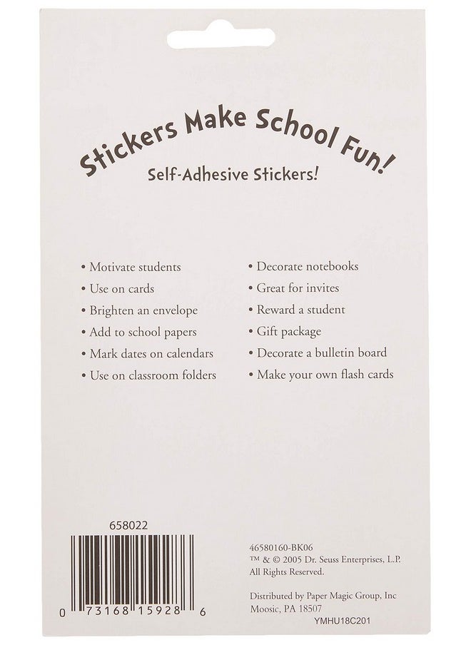 EUREKA Classroom Decorations Cat In The Hat Reading Stickers For Kids And Educational Fun 120Pc  - Image 4