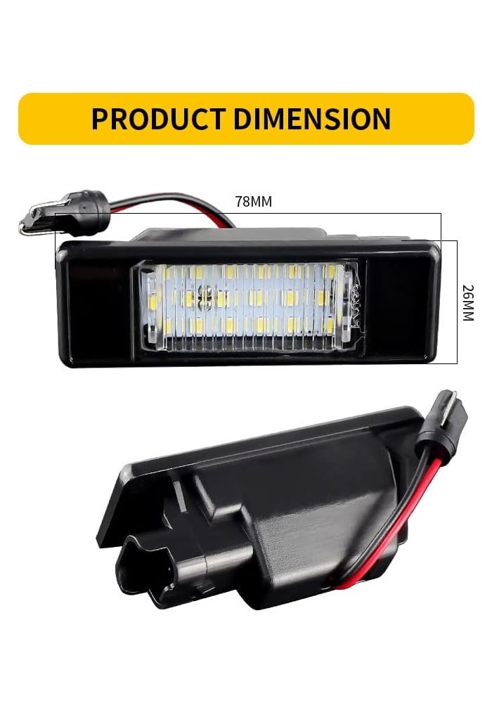 QASULER LED License Plate Light for Infiniti and Nissan - Image 2