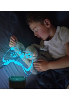 althiqahkey Game 3D Lamp, Hologram Illusion Controller Night Light for Kids, 16 Colors Changing with Remote+Timing+Dimmer Function, Boys Video Gamer Room Accessories as Xmas Birthday Gifts for Teen Men  - Image 4
