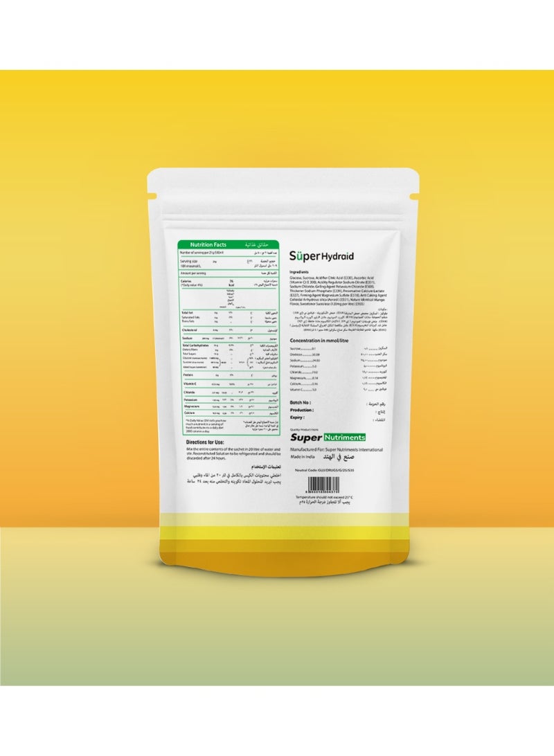 Super Hydraid Electrolyte Drink Mix | Mango - Image 2