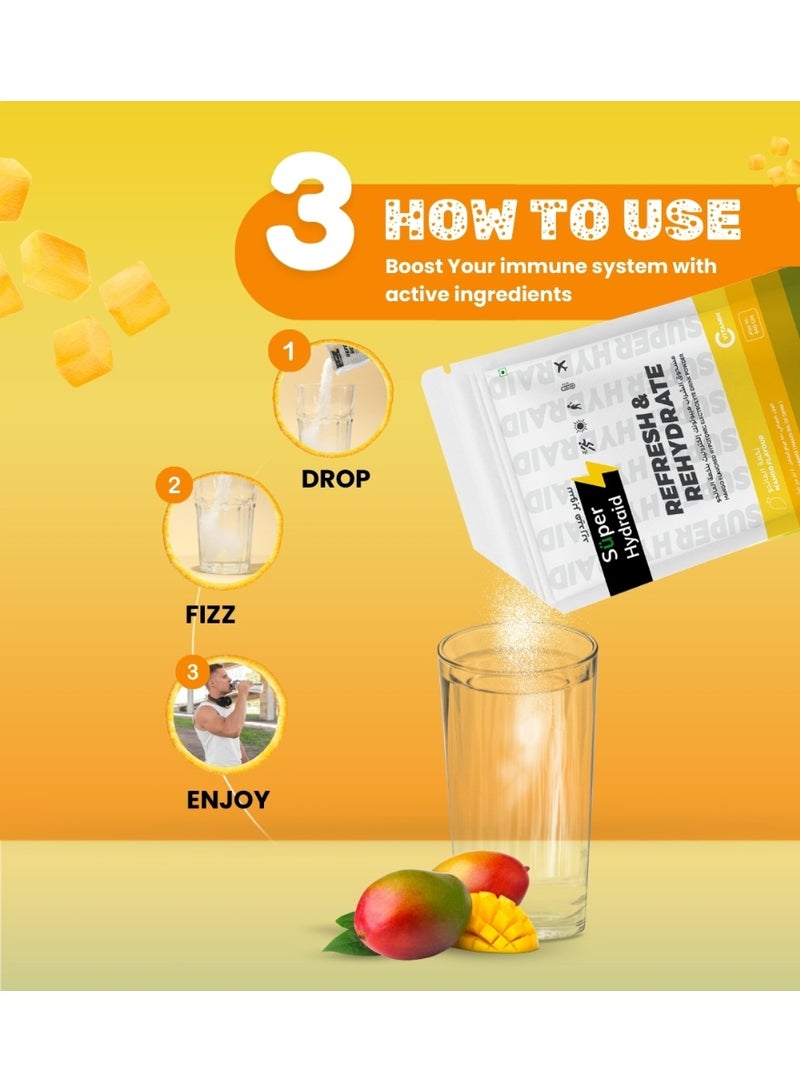 Super Hydraid Electrolyte Drink Mix | Mango - Image 4