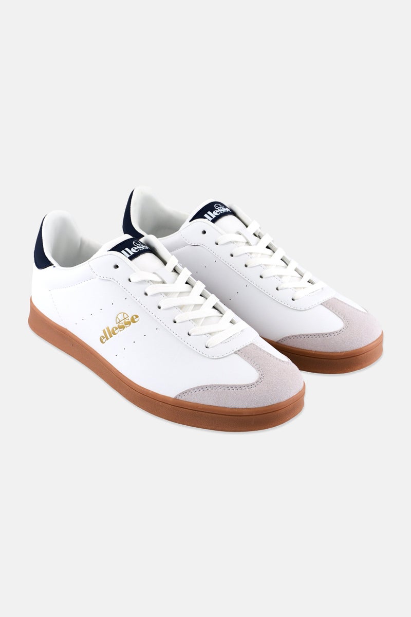 Ellesse أحذية خارجية للرجال من سارفيني، بيضاء، مزودة بأربطة - Image 1