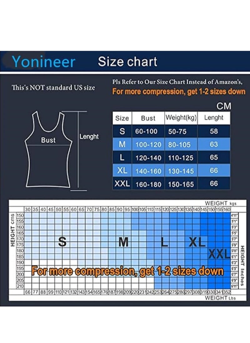 Generic - Corset for slimming and tightening the body for men, an undershirt to tighten the waist, reduce the stomach and hide the abdomen, a body shaping corset that can be used during fitness exercises and work - Image 1
